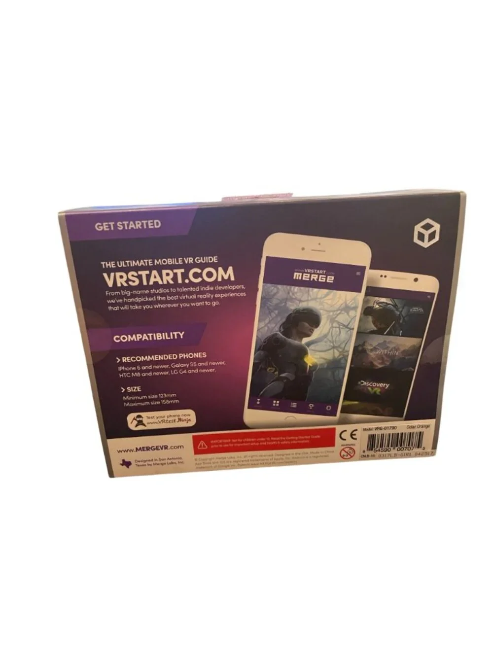 Merge VR/AR Goggles Virtual Reality Headset For iOS & Android Devices Ages 10+